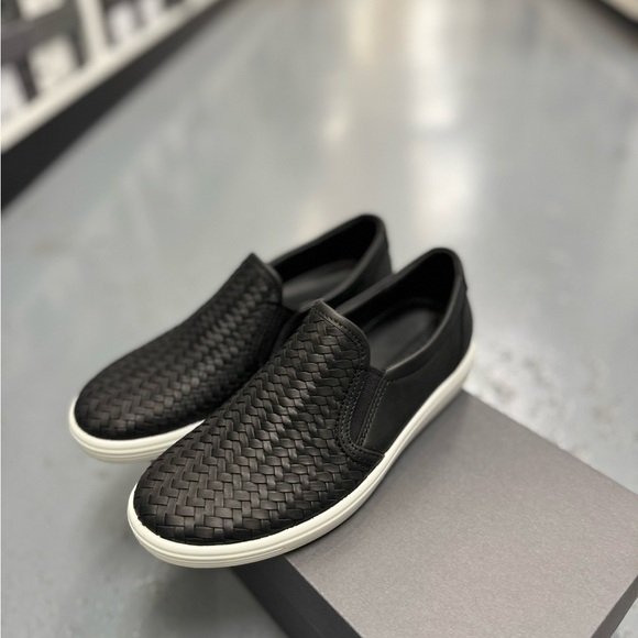 Ecco Black Woven Loafers main image 4
